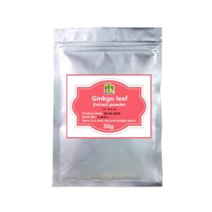50-1000g,100% Natural Ginkgo Leaf Extract Powder,Ginkgo Biloba,YinXingYe,Enhance Brain Power,Improve Memory & Prevent Dementia