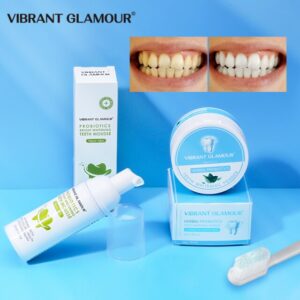 Vibrant Glamour Herbal Probiotics Whitening Toothpaste To Remove Yellow Stains And Freshen Breath
