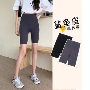 women Biker Shorts Fitness Fashion Korean Casual Sexy Short Slim  Black Athleisure Cycling Shorts 649#
